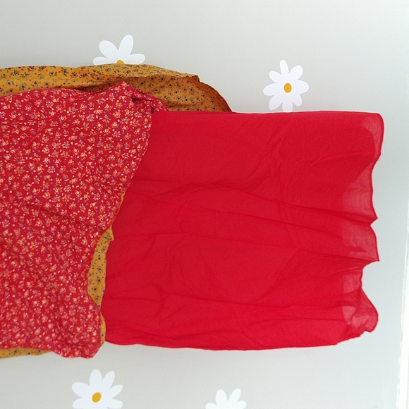 NWT Madewell Tiered Button-Back Midi Length Dress in Calico Floral - Picture 12 of 13